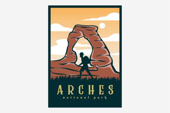 Capture the Desert Spirit: Arches National Park Poster in USA