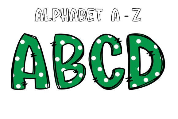 Christmas Doodle Alphabet Letters PNG2: A Festive Design Toolkit