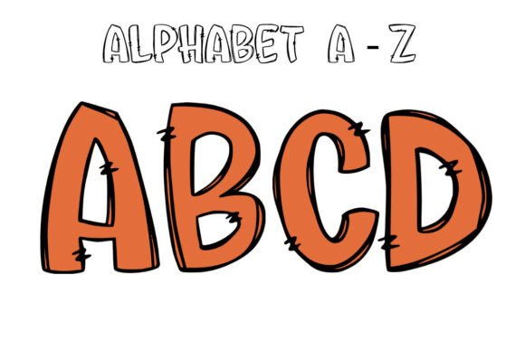 Embrace Autumn's Charm with Fall Season Alphabet Doodle Letter2