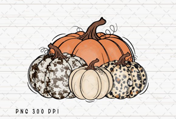 Fall Pumpkins Thanksgiving Halloween PNG: Your Seasonal Design Asset