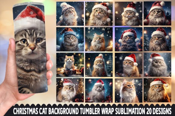 Festive Felines: A Guide to the Christmas Cat Sublimation Bundle