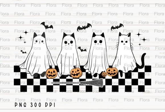 Ghost Spooky Cat Pumpkin Halloween PNG: A Designer's Seasonal Asset