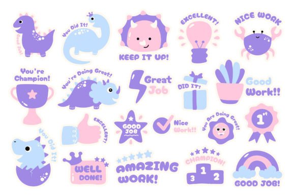 Great Job Illustration Set: Your Go-To Design Asset
