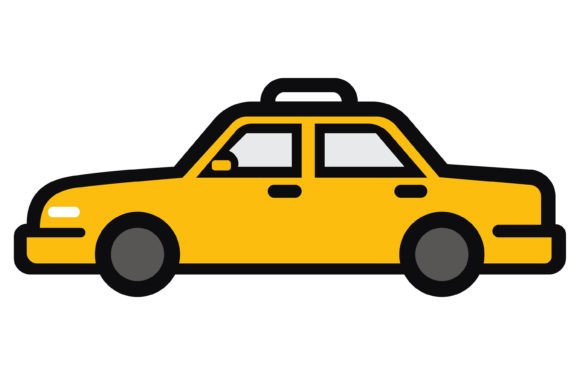Taxi Car Illustration Vector: The Ultimate Design Asset