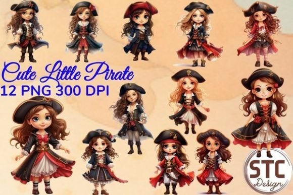Unleashing Playful Charm: The Cute Little Pirate Sublimation Bundle